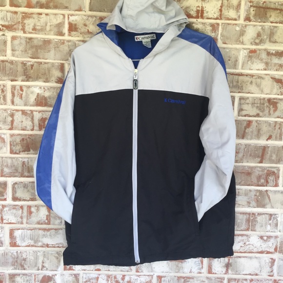 carnival Other - CARNIVAL Cruise line Wind Breaker Logo Zip Jacket